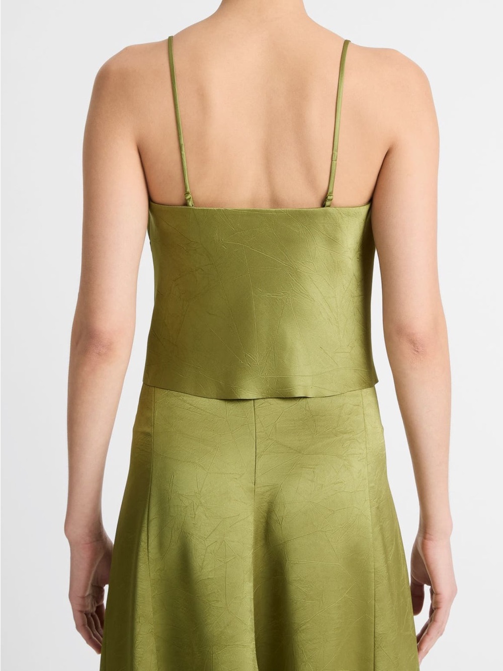 Vince Herbaria Satin Detachable Strap Top - Picture 3 of 4